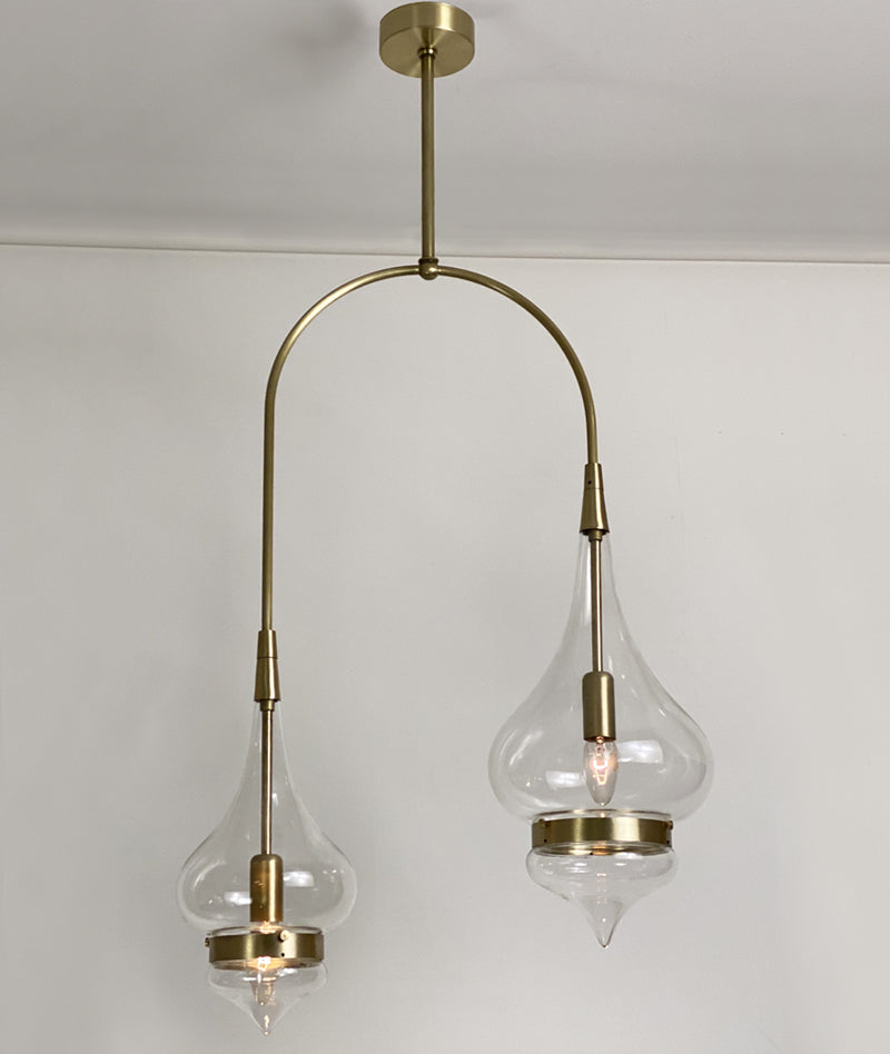 Double Crate Oriental Turkish Hanging Lamp