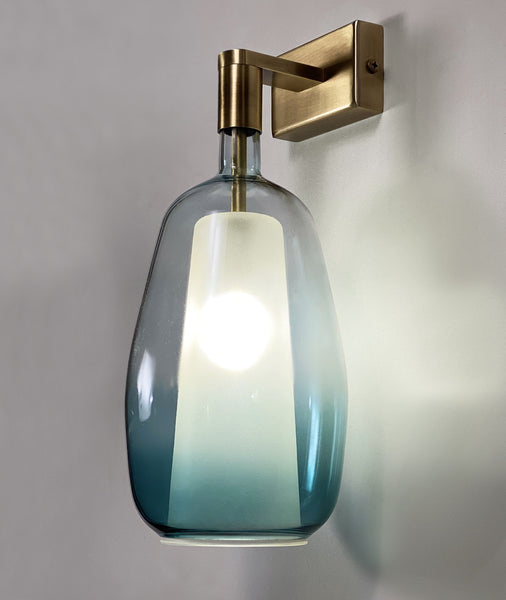 Petrol Blue Wall Lamp