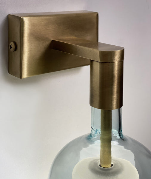 Petrol Blue Scandinavian Wall Lamp