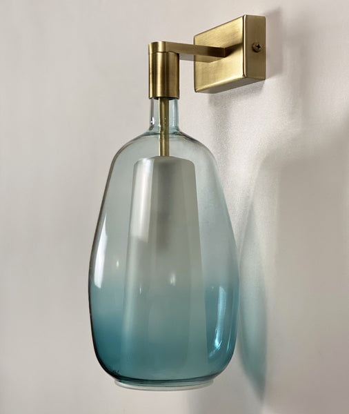 Petrol Blue Scandinavian Wall Lamp