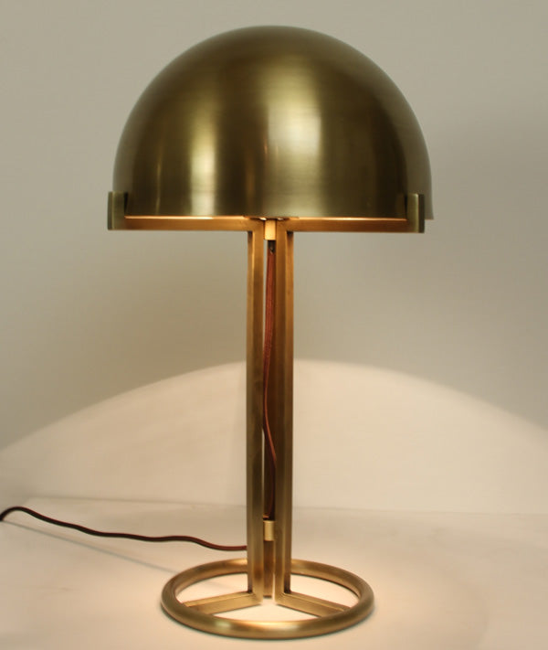 Brass table lamp